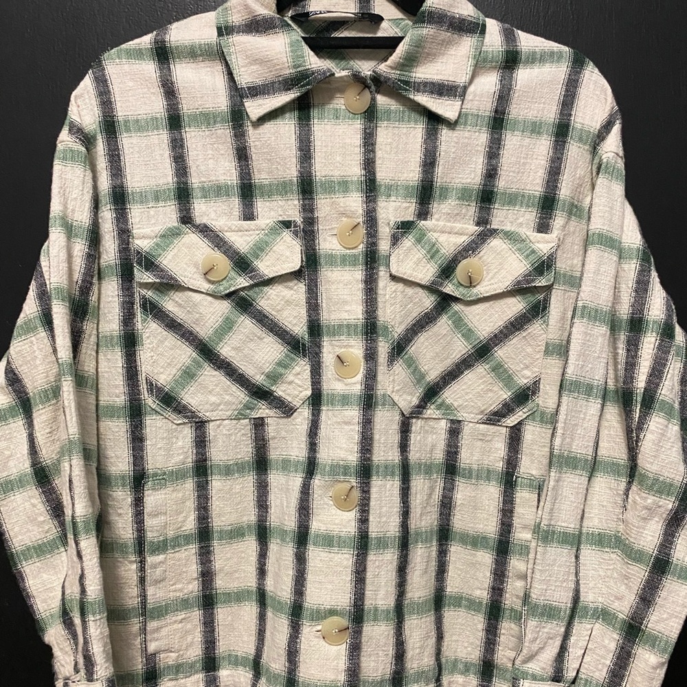 🏅Zara Plaid Shirt XS